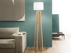 BERRY - Wooden floor lamp _ Fan Europe Lighting